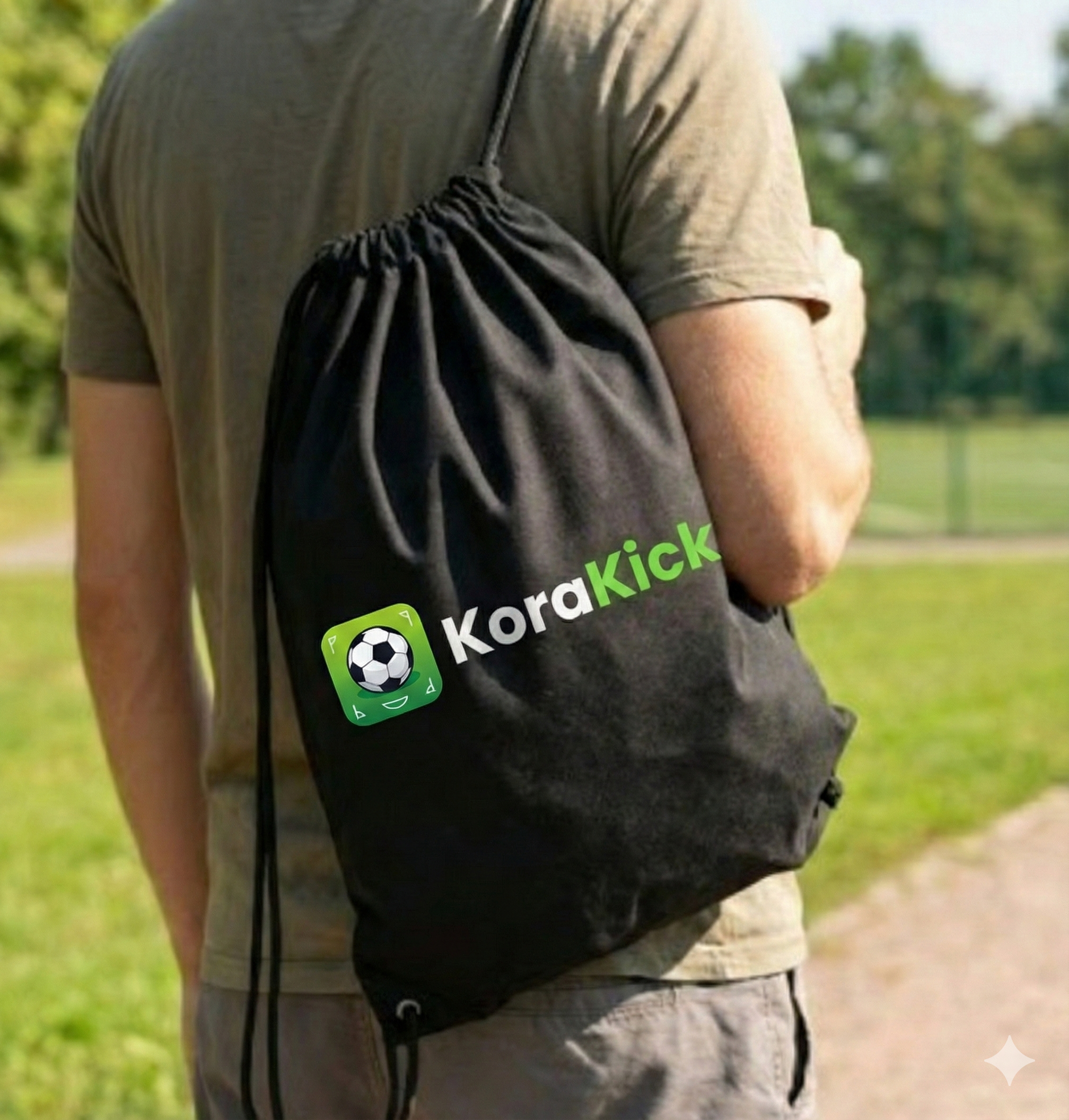 KoraKick Backpack Back