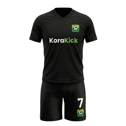 KoraKick Black Jersey Front
