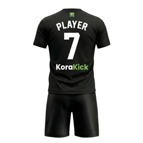 KoraKick Black Jersey Back
