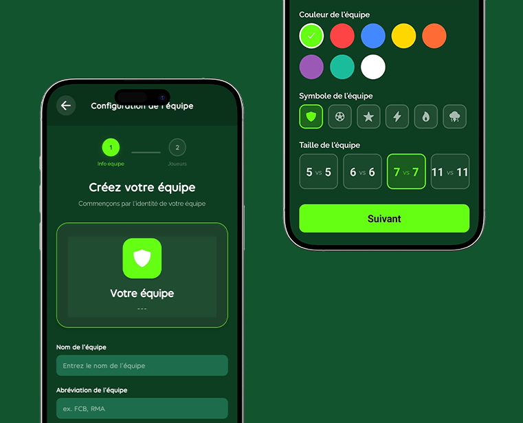 KoraKick - Create Your Team