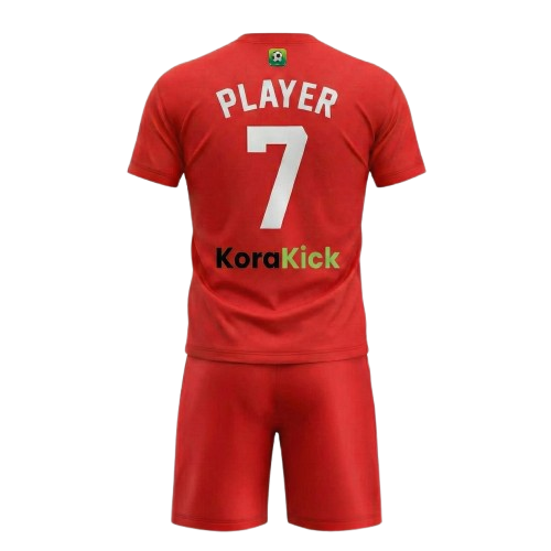 KoraKick Red Jersey Back