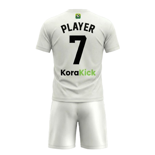 KoraKick White Jersey Back